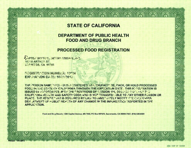 PFR Certificate